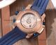 Perfect Replica Hublot Blue On Rose Gold Bezel Blue Dial Chronograph 45mm Watch (7)_th.jpg
